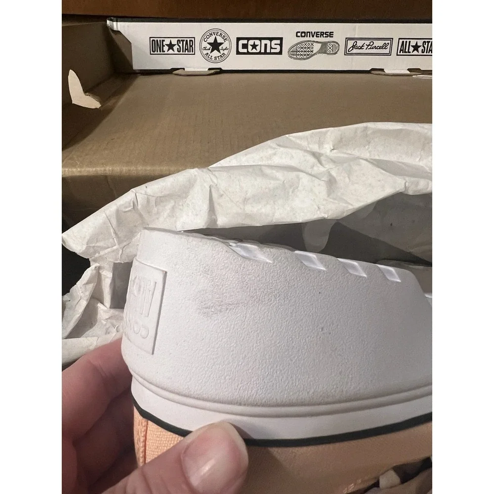 Converse Chuck‎ Taylor All Star Lift Platform High Peach Beam Canvas Sz 6 Youth